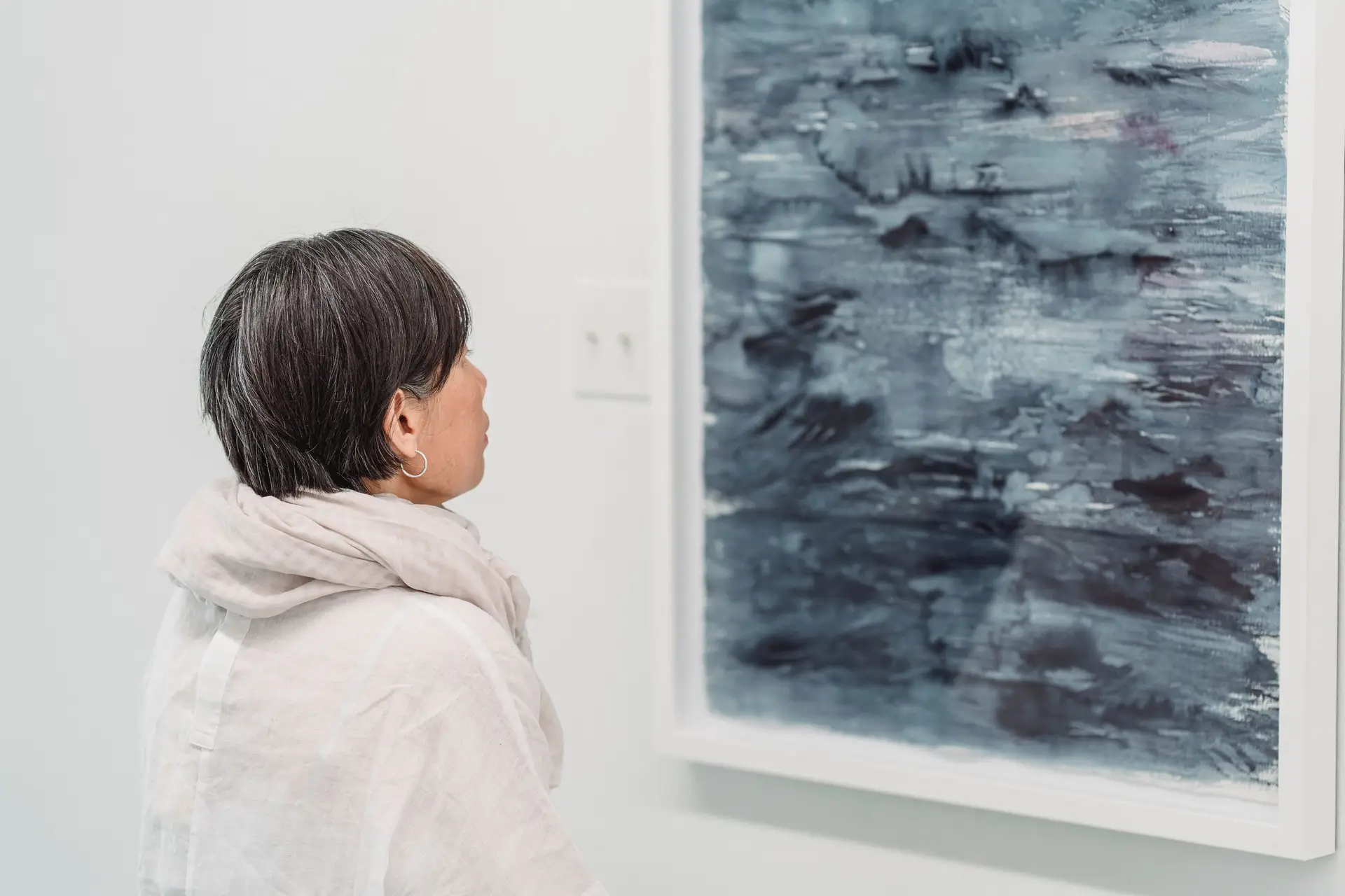 Minimalist Southern Alps artwork selected by the curator