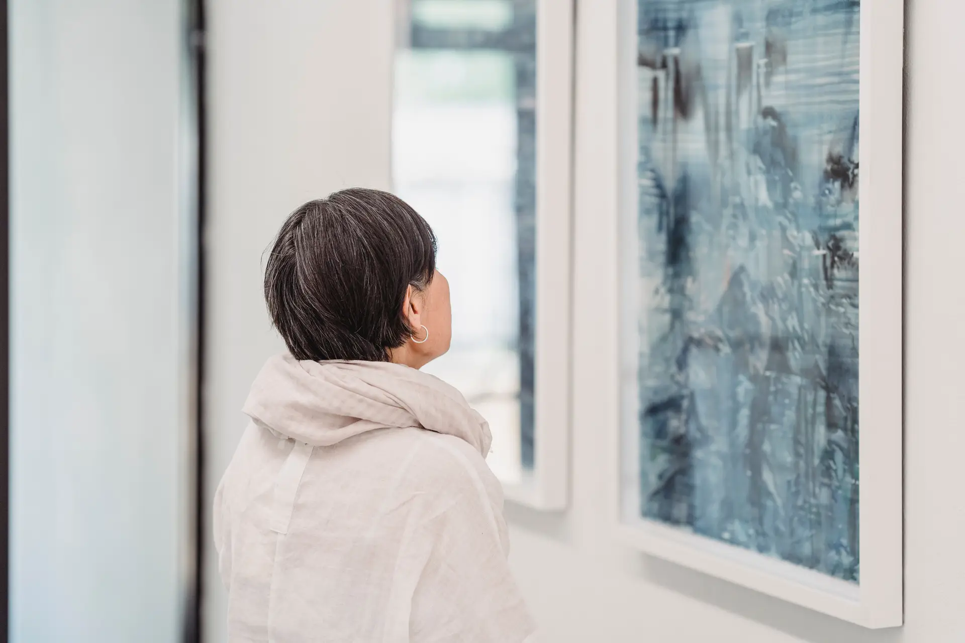 Luminous alpine artwork by Amelia Hartwell