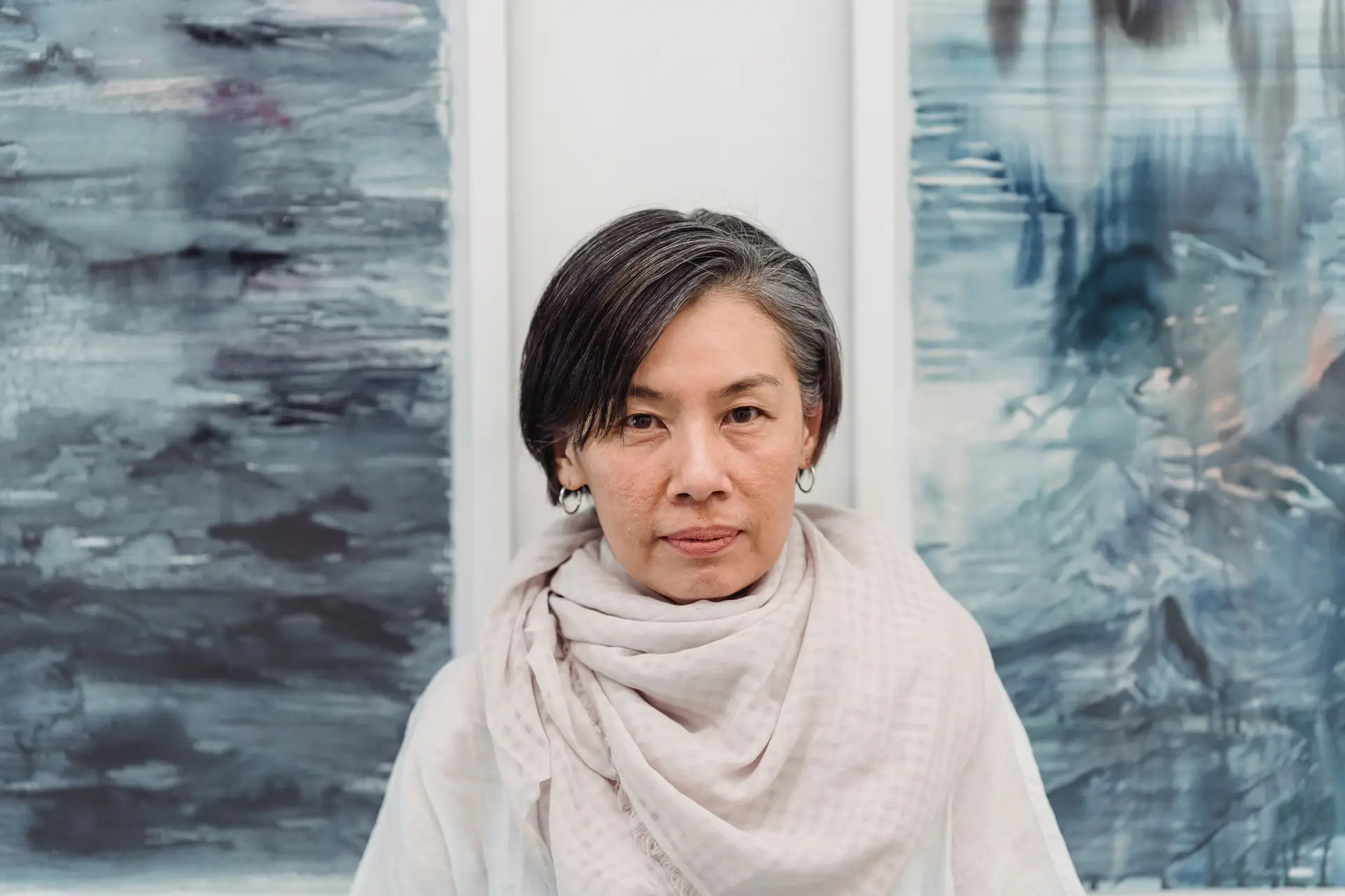 Textural abstract artwork from the curator highlights